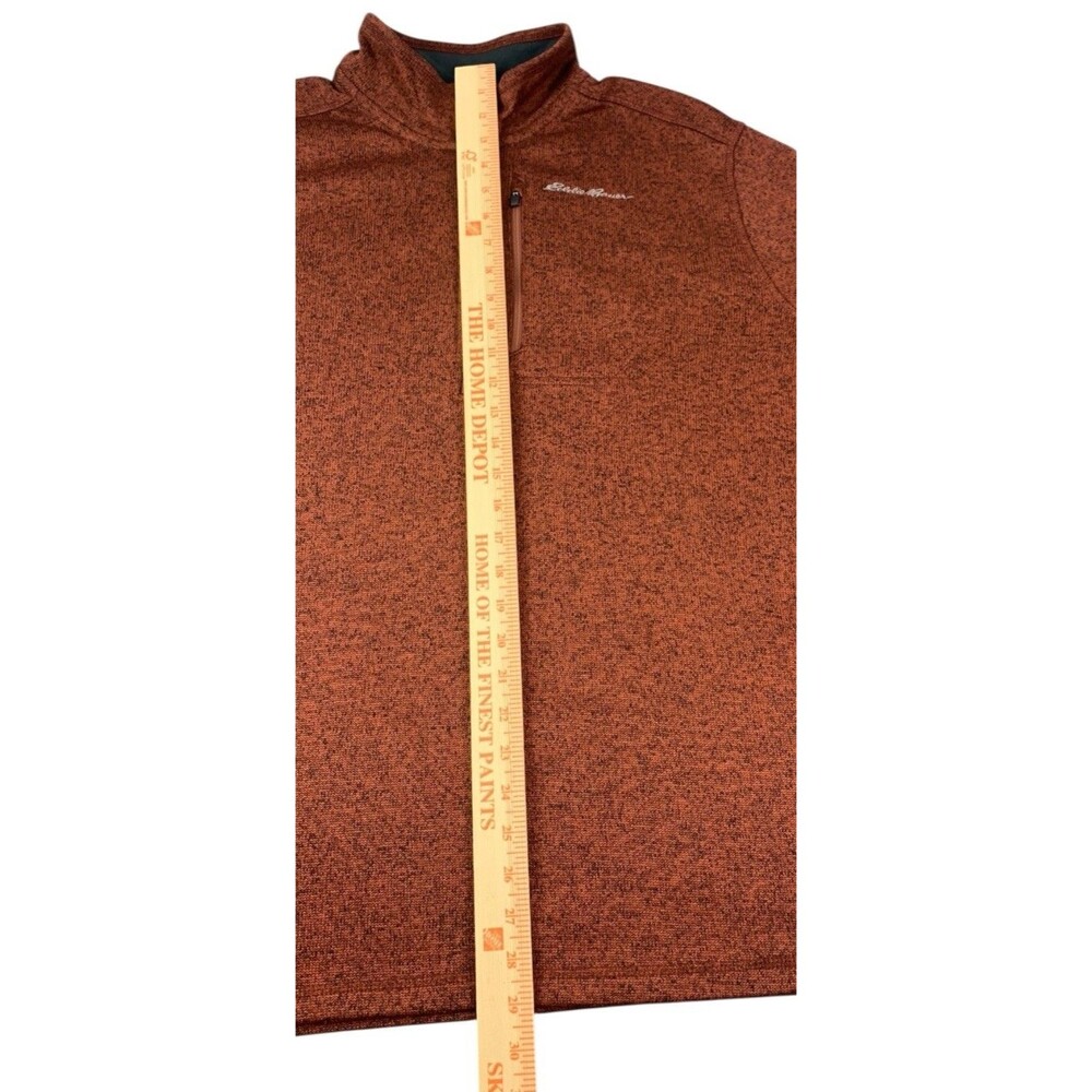Eddie Bauer Radiator 1/4 Zip Pullover Sweater Fleece  Adobe, Men’s Size XL - Picture 10 of 11
